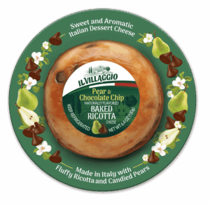 Pear & Chocolate Chip Baked Ricotta